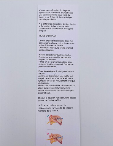 Oriculi - Cure oreille en Bambou