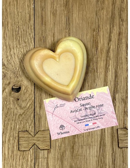 Savon Avocat Argile rose