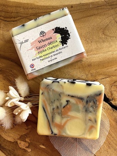 Savon détox anti acné Jojoba Charbon