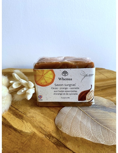 Savon nourrissant cacao orange cannelle