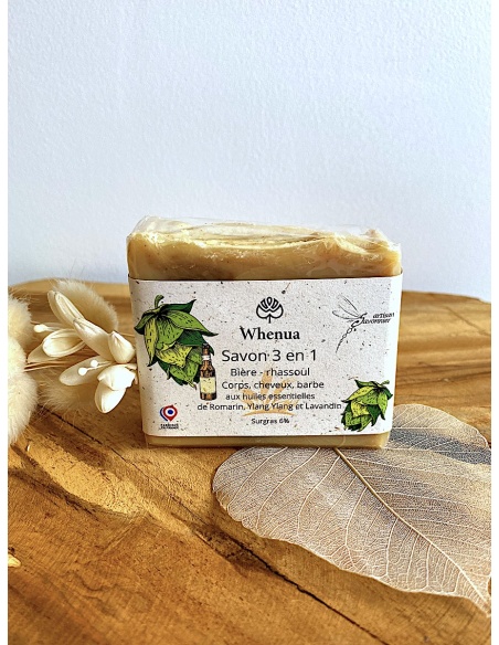 Savon à la bière et au rhassoul Savon à la bière et au rhassoul