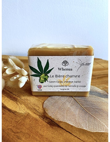 Savon à la bière de Noël et au chanvre