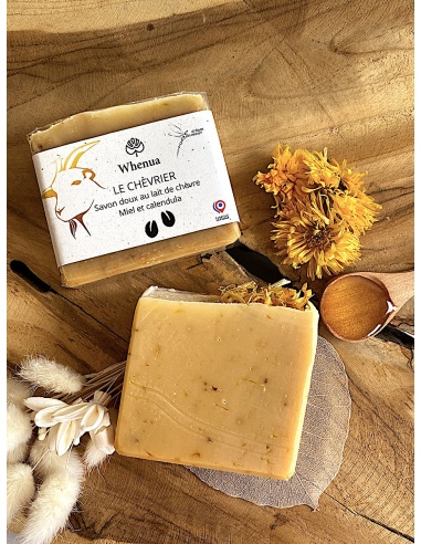 Savon au lait de chèvre miel et calendula