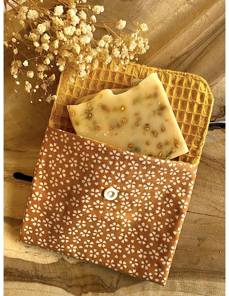 Pochette à savon doublée
