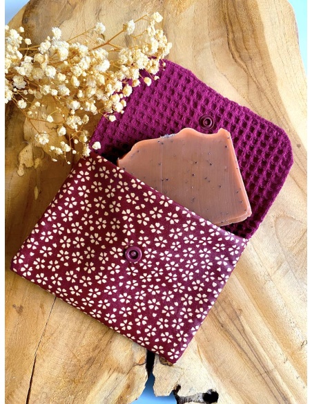 Pochette à savon doublée