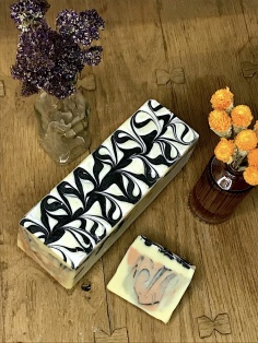 Barre de savon détox jojoba charbon