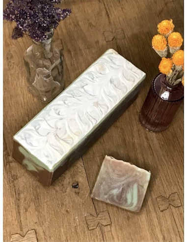 Savon en barre nourrissant cacao menthe