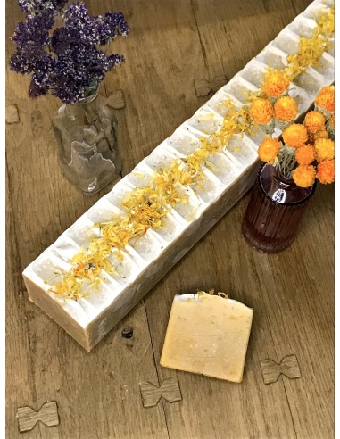 Savon en barre Miel Brebis et Calendula