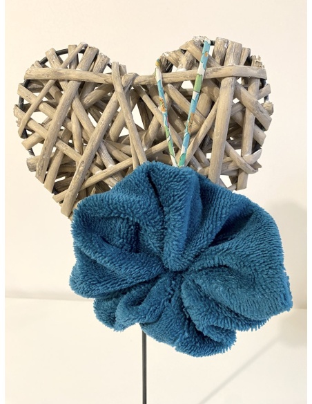 Fleur de douche Whenua bleu canard