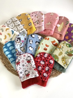 Gants de toilette enfant