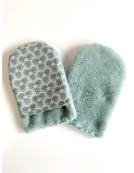 Gants de toilette bambou Motifs Adultes