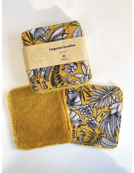 Lingette jaune curry