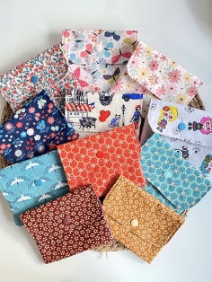 Pochettes à savon artisanales doublées Whenua
