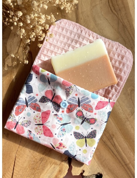 Pochette à savon doublée
