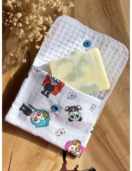 Pochette à savon doublée