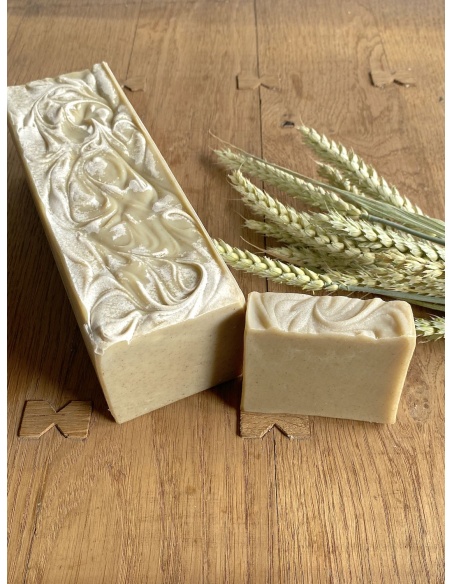 Barre de savon shampoing à l'ortie et à l'argile verte