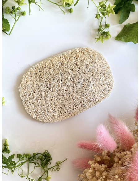 Porte savon en luffa