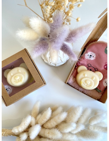 Coffret savon et gant de toilette