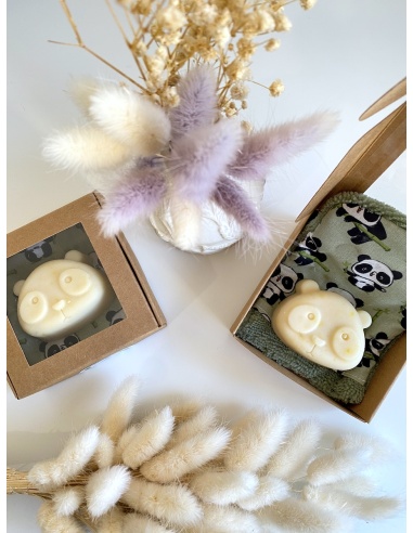 Coffret savon et gant de toilette