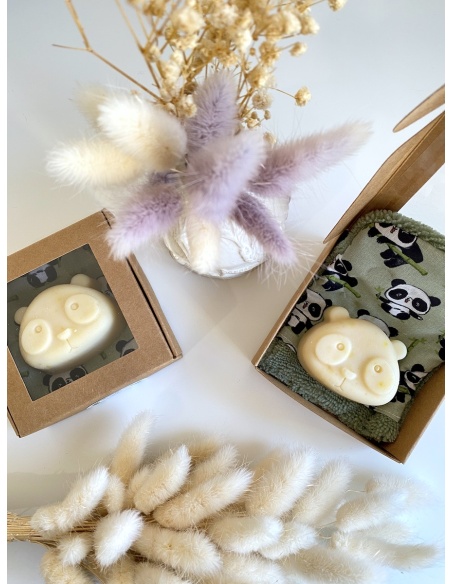 Coffret savon et gant de toilette