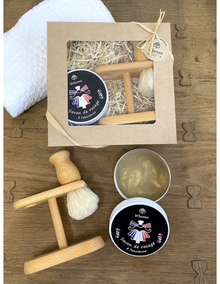 Coffret de rasage à l'ancienne
