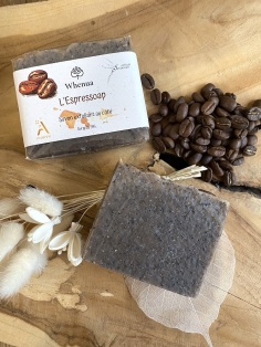 Savon exfoliant au café