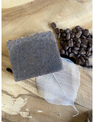 Savon exfoliant au café