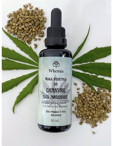 Huile de chanvre pure bio des Ardennes