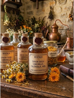 Savon liquide artisanal - Miel Calendula Camomille